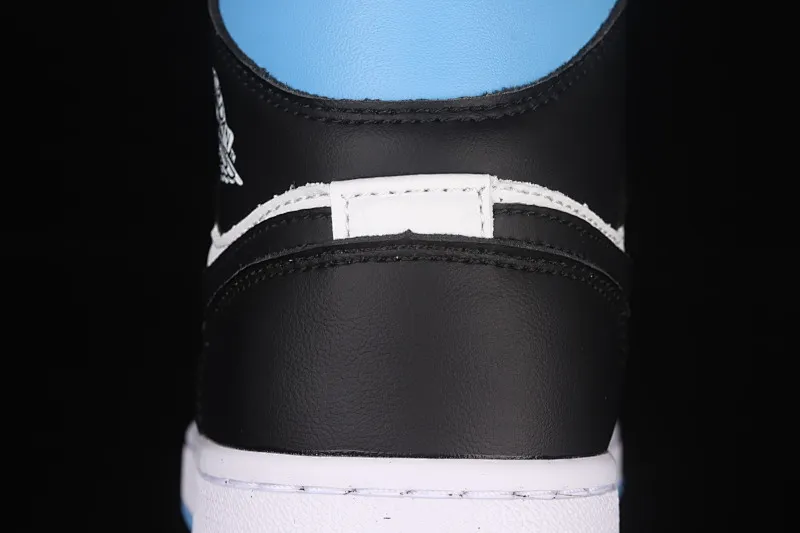 All categories Air Jordan Jordan series basketball shoes Air Jordan 1 Mid Different versions Air Jordan 1 Mid SE AJ1 Joe 1 black and white blue BQ6472-102